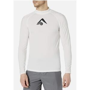 Kanu Surf‎ Rash Guard Long Sleeve UPF 50+ White Men's Size XL